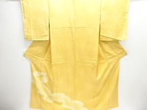 御所車に横笛模様刺繍訪問着